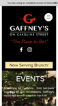 Mobile Screenshot of gaffneysrestaurant.com